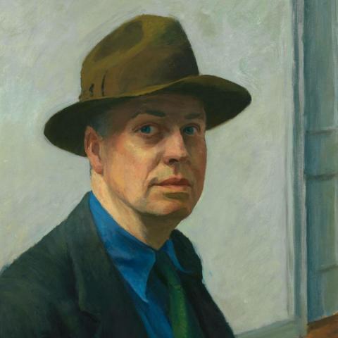 Self-portrait of Edward Hopper