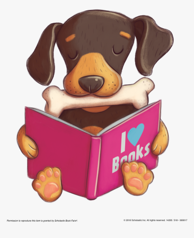 dog reading