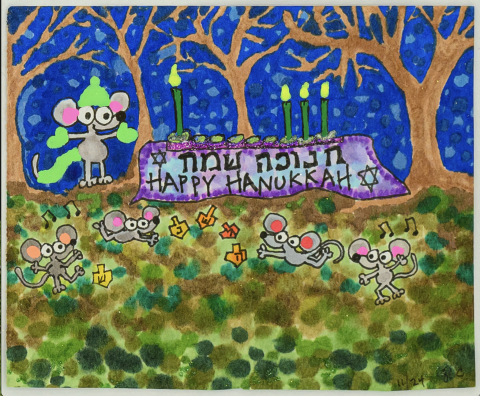 Hanukkah mice