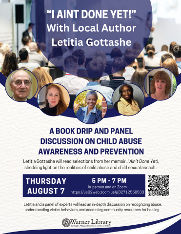 book drip and panel discussion