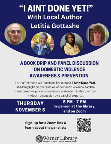 book drip panel discussion November 6 at 5pm