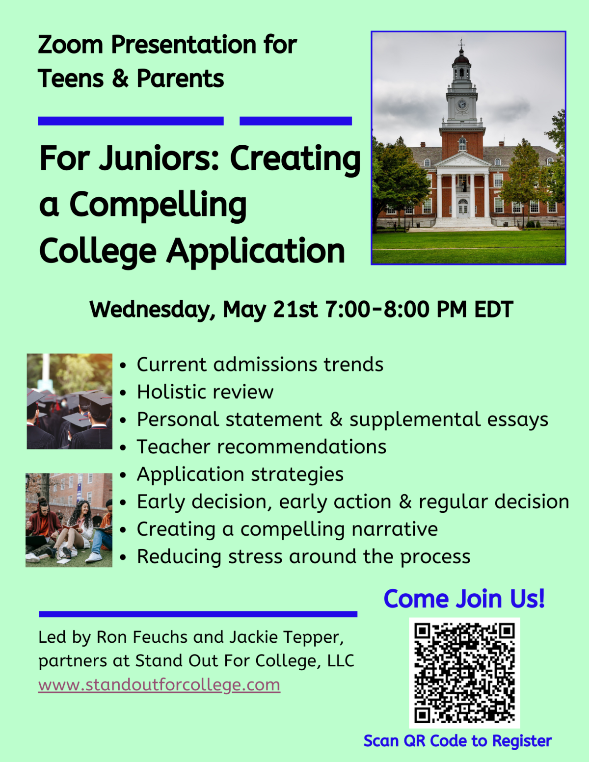 Event Flyer - All information in posting