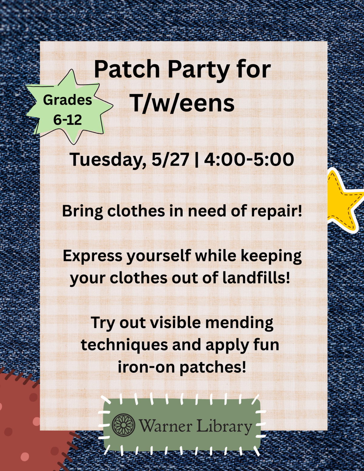 Event Flyer - All information in posting