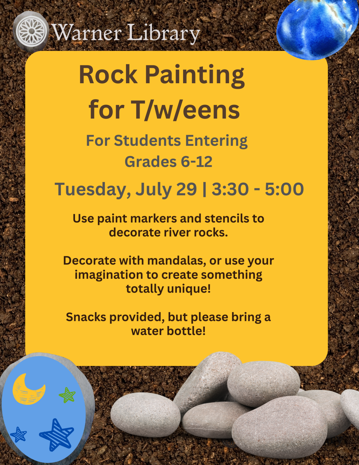 Event Flyer - All information in posting