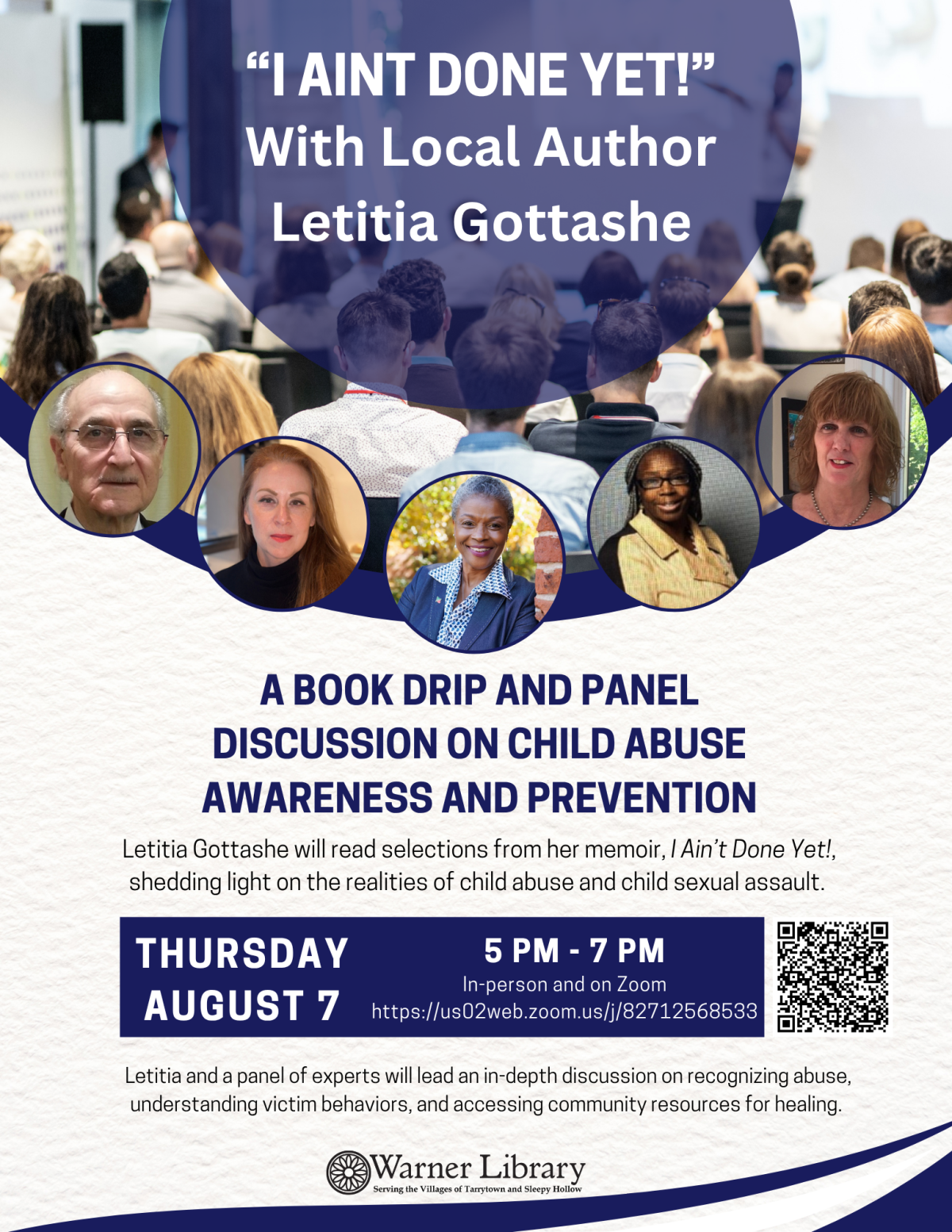 book drip and panel discussion