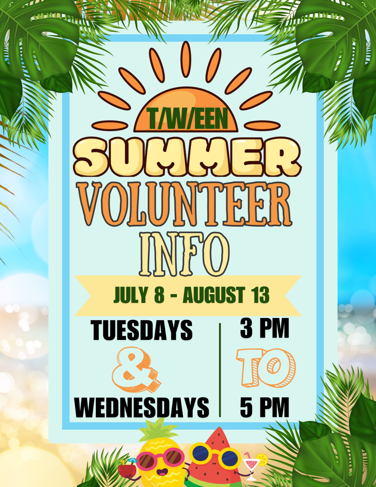 Event Flyer - All information in posting