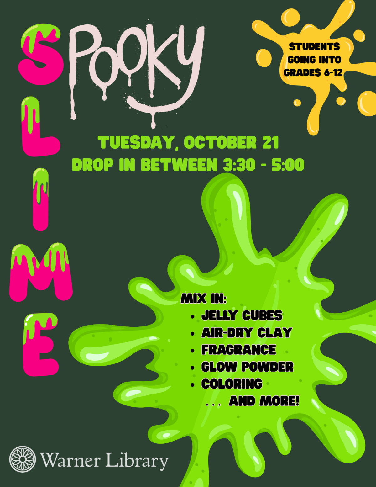 Event Flyer - All information in posting