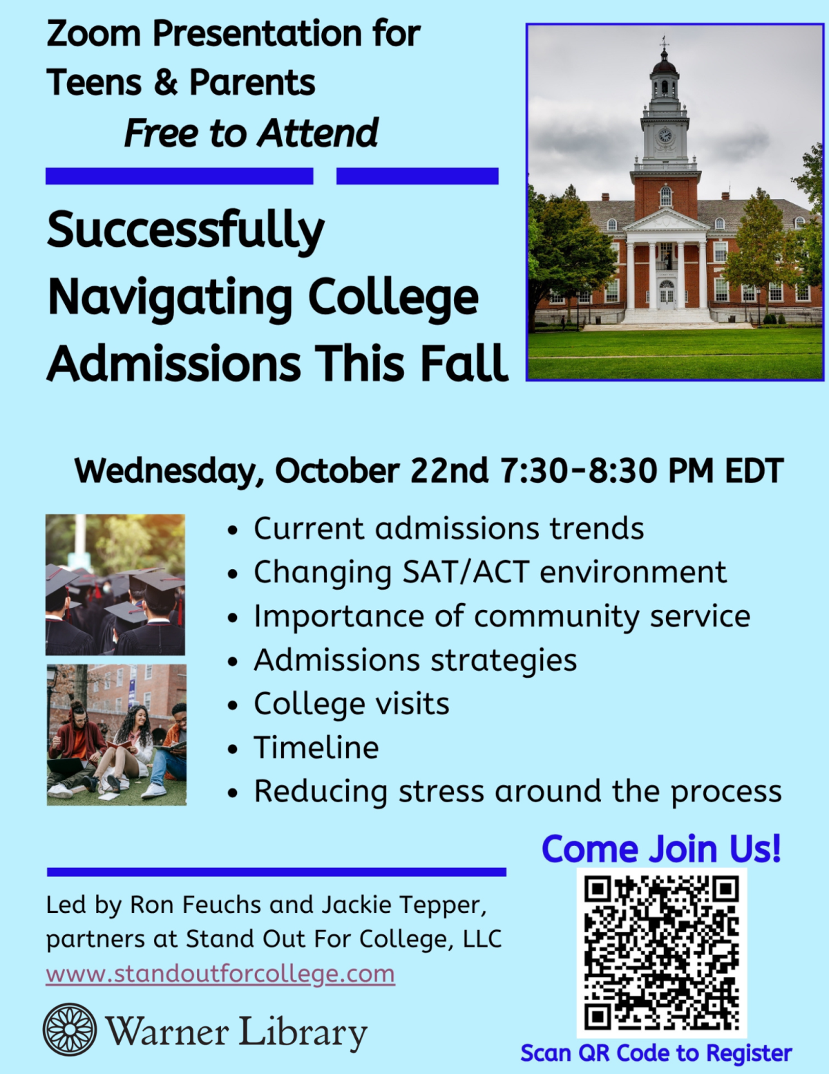 Event Flyer - All information in posting